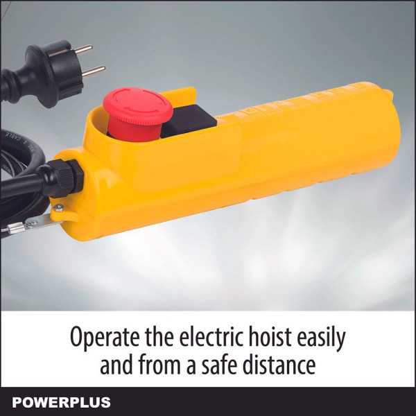 Polipasto Eléctrico 1050 W 300/600 kg POWERPLUS