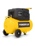 Compresor 1200 W 24 L sin Aceite POWERPLUS