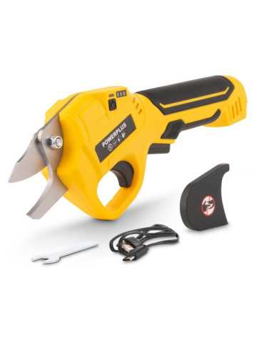 Tijeras de Podar 4V, Recargables, Máx Ø14 mm POWERPLUS