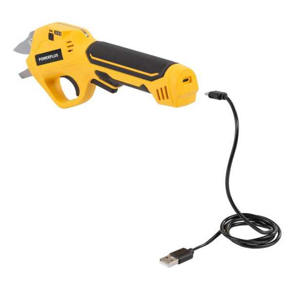 Tijeras de Podar 4V, Recargables, Máx Ø14 mm POWERPLUS