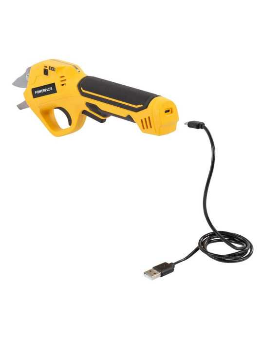 Tijeras de Podar 4V, Recargables, Máx Ø14 mm POWERPLUS