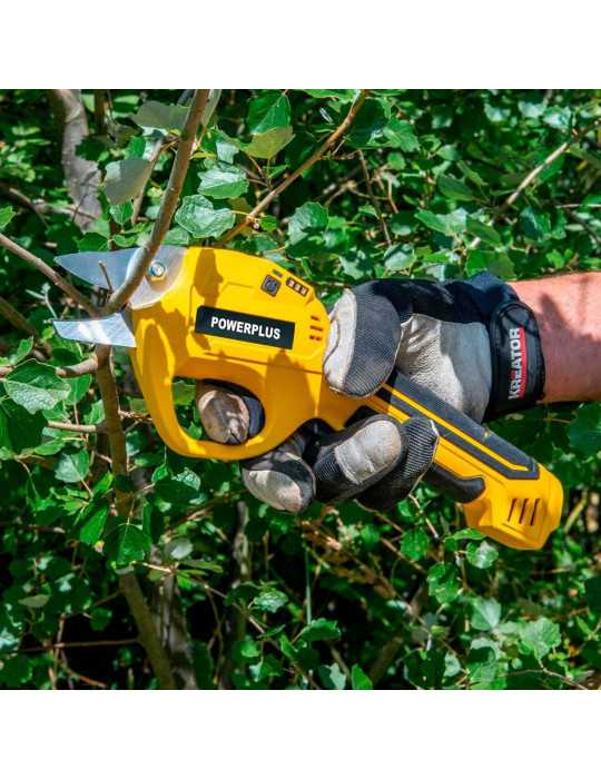Tijeras de Podar 4V, Recargables, Máx Ø14 mm POWERPLUS