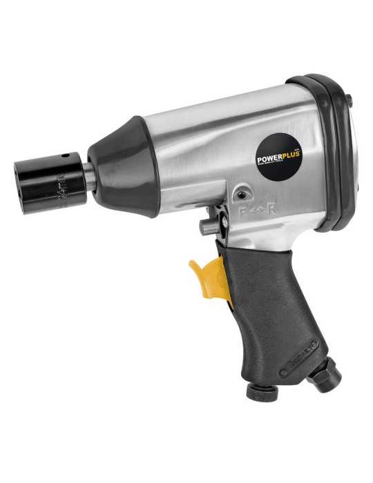 Llave de Impacto Neumática ½ pulg 114 l/min 310 Nm + Vasos POWERPLUS