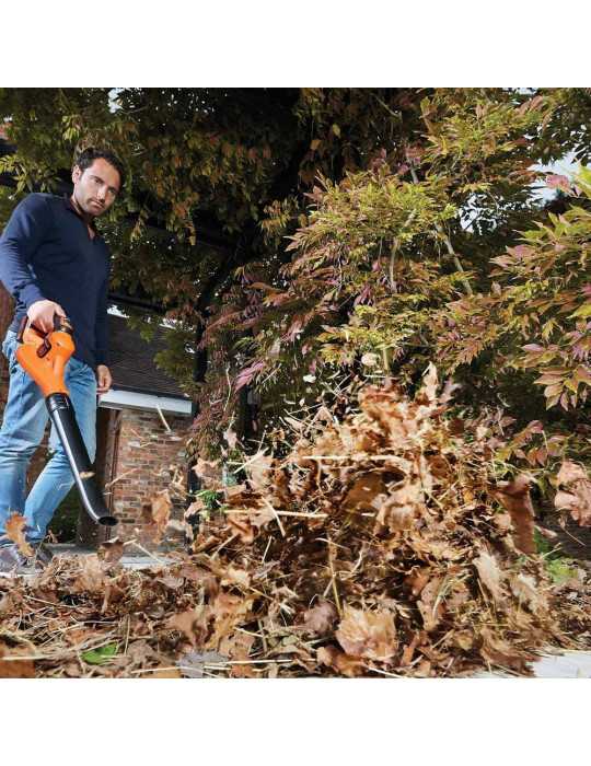 Soplador Powercommand Boost con 1 Batería 18 V 2 Ah BLACK+DECKER