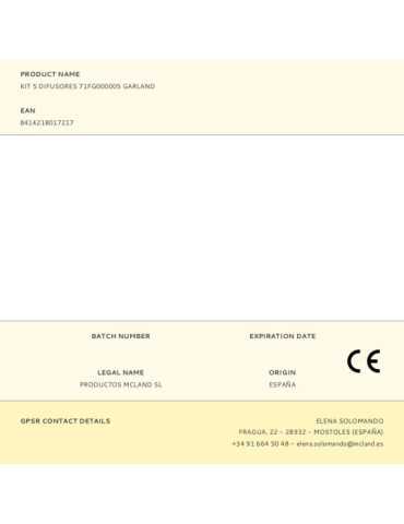 Difusores Kit 5 uds GARLAND 2