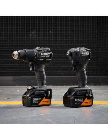 Kit Taladro Percutor DCD86 Mclaren Xr 18 V, + Atornillador Impacto DCF86 + 2 Baterías 5 Ah + Cargador DEWALT 2