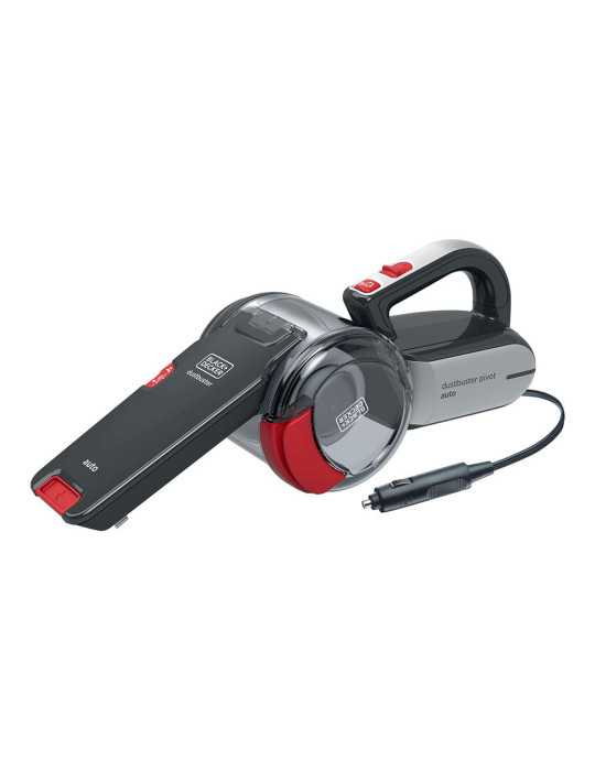 Aspirador Coche Pivotante, 12 V, con Accesorios BLACK+DECKER
