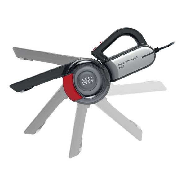 Aspirador Coche Pivotante, 12 V, con Accesorios BLACK+DECKER