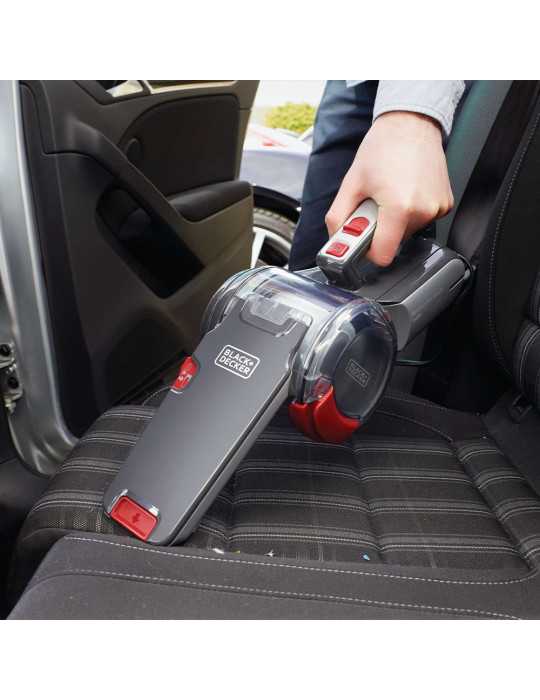 Aspirador Coche Pivotante, 12 V, con Accesorios BLACK+DECKER