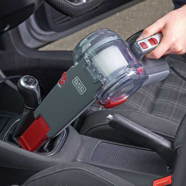 Aspirador Coche Pivotante, 12 V, con Accesorios BLACK+DECKER