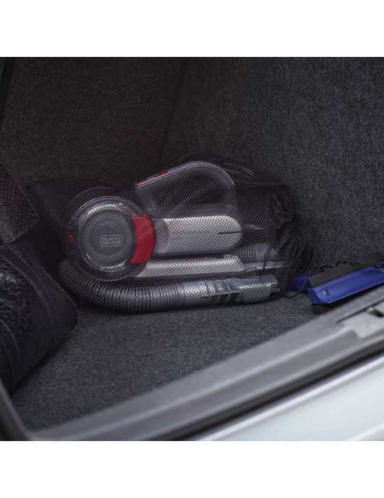 Aspirador Coche Pivotante, 12 V, con Accesorios BLACK+DECKER