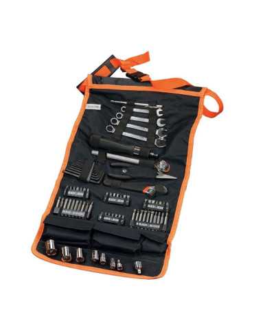 Juego de Herramientas Varias, 77 Piezas, en Funda de Nylon BLACK+DECKER