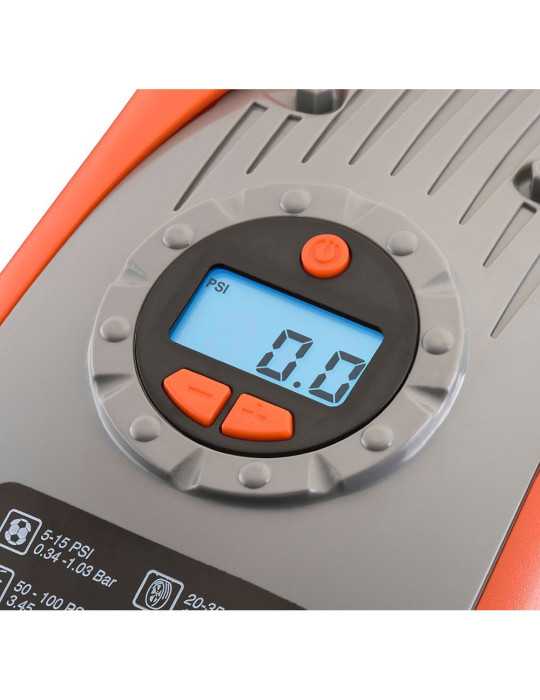 Inflador de Aire 230 V Ca y 12 V Cc con Accesorios, 11,03 bar BLACK+DECKER