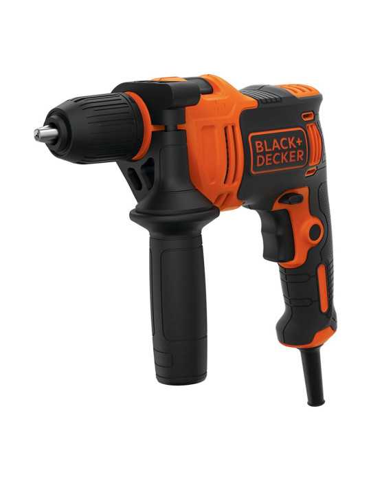 Kit Taladro Percutor 550 W, Ø13 mm + 2 Brocas, con Cable BLACK+DECKER