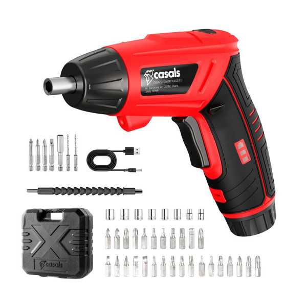 Kit Atornillador Recargable 3,6 V USB CCS3621BC CASALS