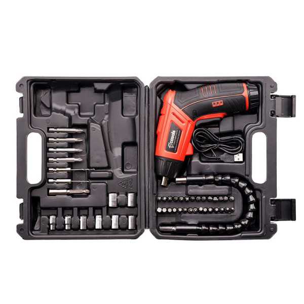 Kit Atornillador Recargable 3,6 V USB CCS3621BC CASALS