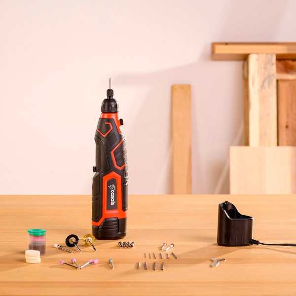 Kit Multiherramienta Rotativa CMG1205BC 12 V con Batería y Cargador CASALS