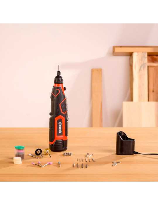 Kit Multiherramienta Rotativa CMG1205BC 12 V con Batería y Cargador CASALS
