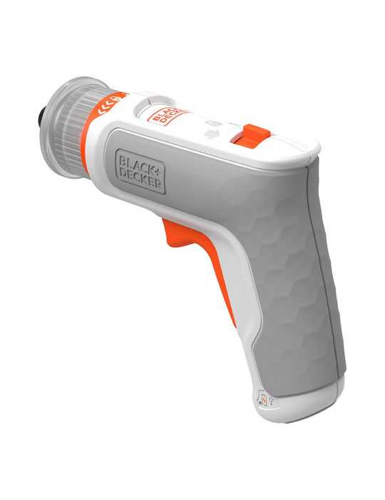 Kit Atornillador Recargable 3,6 V Monta-Muebles Hexdriver BLACK+DECKER