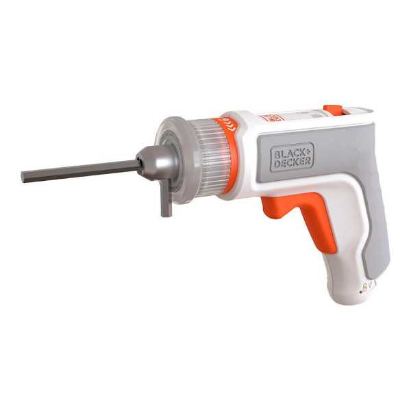 Kit Atornillador Recargable 3,6 V Monta-Muebles Hexdriver BLACK+DECKER