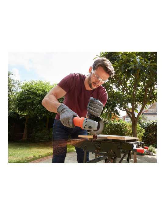 Amoladora Mini 710 W Ø115 mm con Cable 2 m BLACK+DECKER