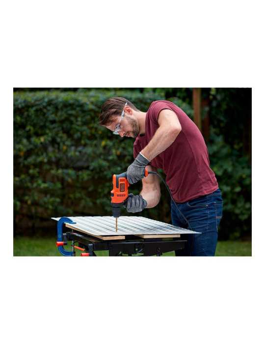 Taladro Percutor 500W con Cable de 2 m BLACK+DECKER