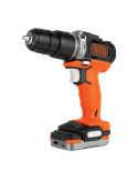 Kit Taladro Percutor 12 V con Batería de Lítio BLACK+DECKER