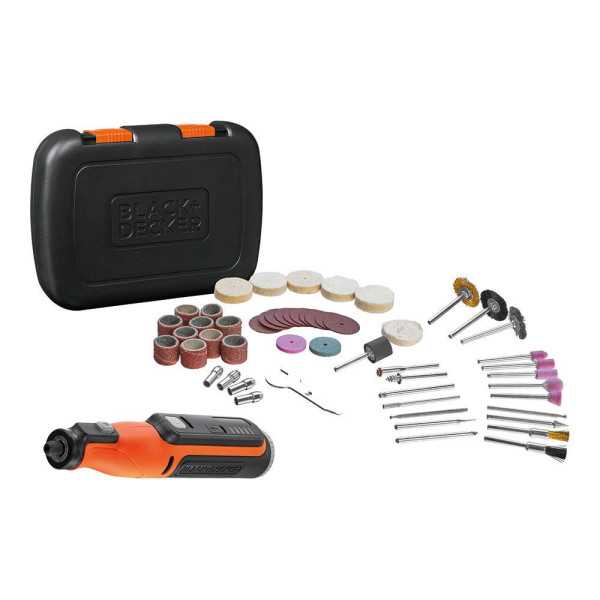 Multiherramienta Rotativa 7,2V con Batería Integrada y Cargador BLACK+DECKER