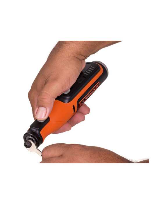 Multiherramienta Rotativa 7,2V con Batería Integrada y Cargador BLACK+DECKER
