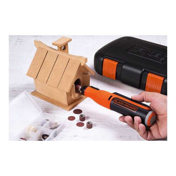 Multiherramienta Rotativa 7,2V con Batería Integrada y Cargador BLACK+DECKER