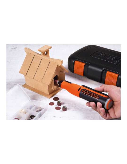 Multiherramienta Rotativa 7,2V con Batería Integrada y Cargador BLACK+DECKER