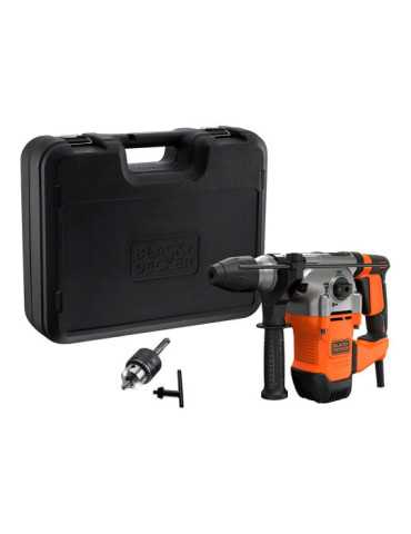 Martillo Percutor Sds-Plus 1250 W con Cable de 2 m BLACK+DECKER 2