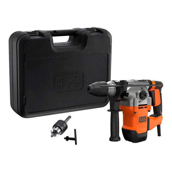 Martillo Percutor Sds-Plus 1250 W con Cable de 2 m BLACK+DECKER