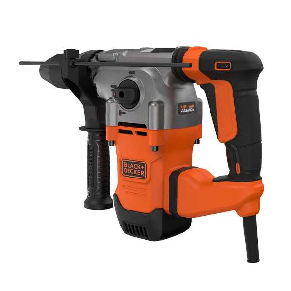 Martillo Percutor Sds-Plus 1250 W con Cable de 2 m BLACK+DECKER