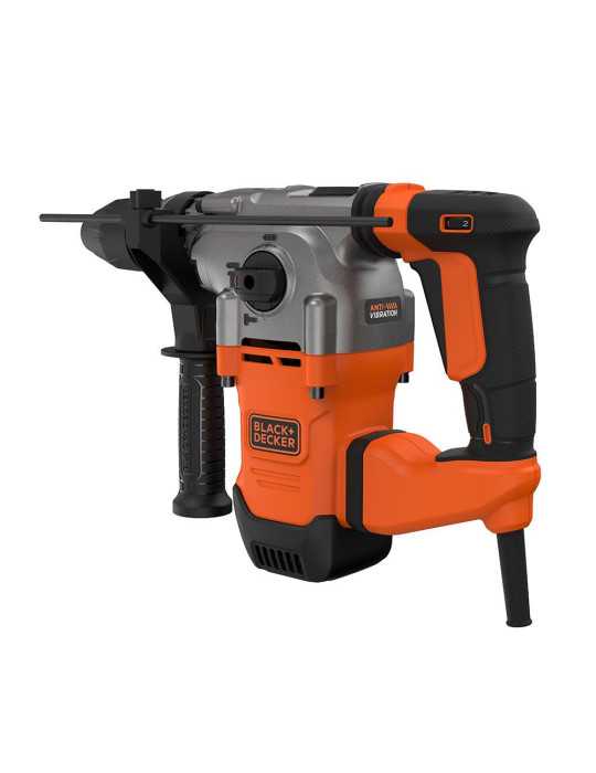 Martillo Percutor Sds-Plus 1250 W con Cable de 2 m BLACK+DECKER