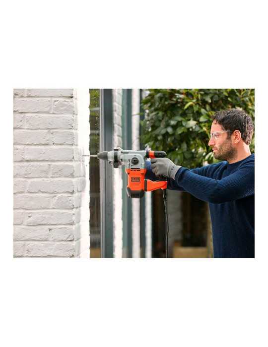 Martillo Percutor Sds-Plus 1250 W con Cable de 2 m BLACK+DECKER