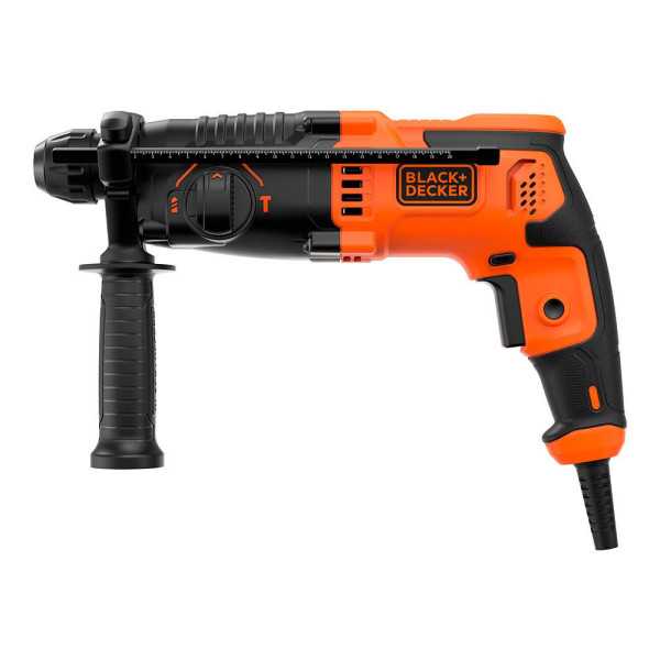 Martillo Percutor Sds-Plus 650 W con Cable de 2 m BLACK+DECKER