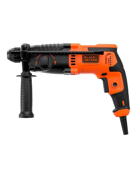 Martillo Percutor Sds-Plus 650 W con Cable de 2 m BLACK+DECKER
