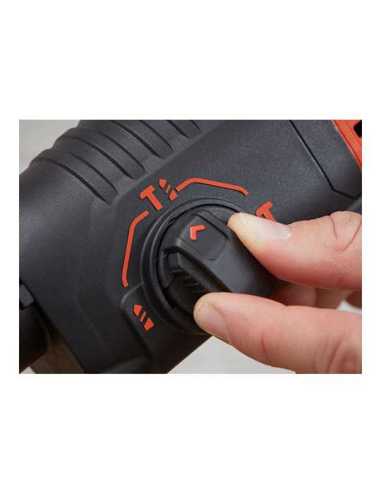 Martillo Percutor Sds-Plus 650 W con Cable de 2 m BLACK+DECKER