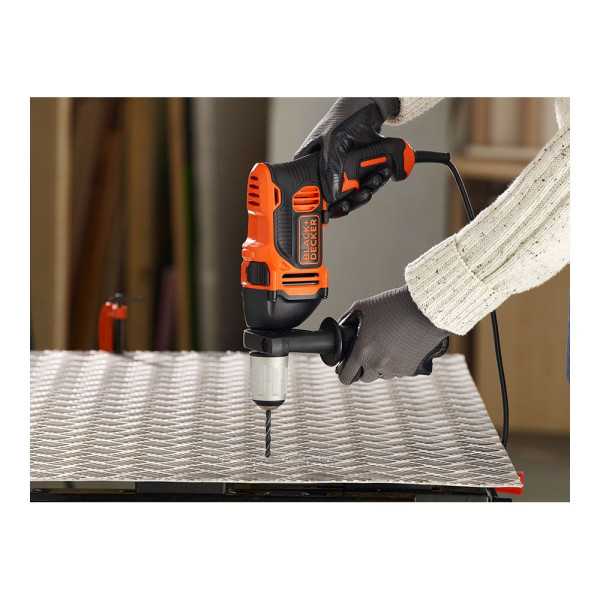 Taladro Percutor 850W con Cable de 3 m BLACK+DECKER