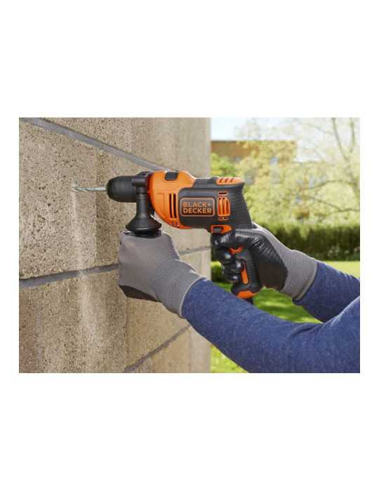 Taladro Percutor 710W con Cable de 3 m BLACK+DECKER