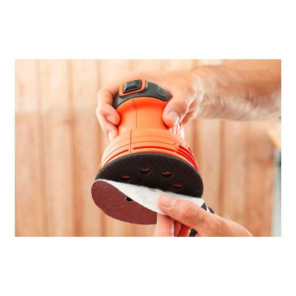 Lijadora Rotorbital 230 W con Cable 2 m BLACK+DECKER