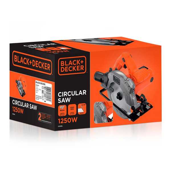 Sierra de Corte Circular 1250W con Cable BLACK+DECKER