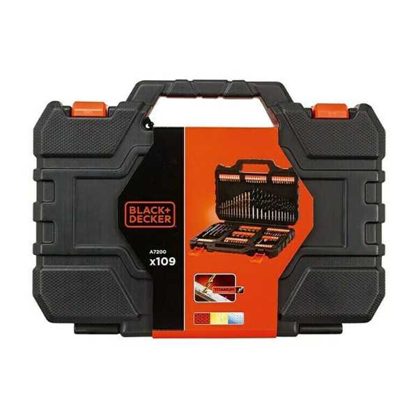 Puntas y Brocas, Juego de 109 Piezas, Titanio BLACK+DECKER