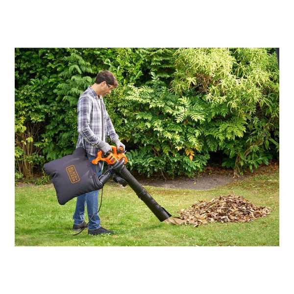 Aspirador / Soplador / Triturador 2.600 W con Cable BLACK+DECKER