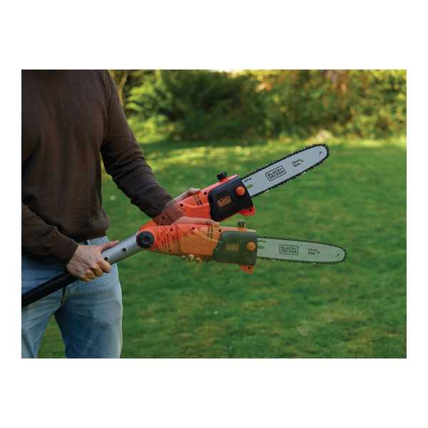 Motosierra de Pertiga 800W 25 cm con Cable BLACK+DECKER