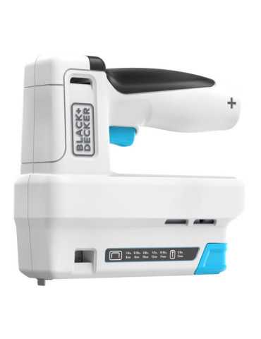 Grapadora Clavadora 3,6 V con Batería Integrada y Cargador USB BLACK+DECKER