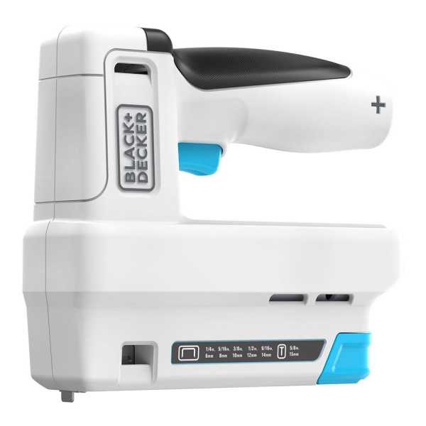 Grapadora Clavadora 3,6 V con Batería Integrada y Cargador USB BLACK+DECKER