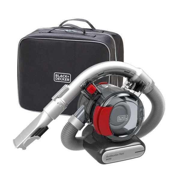 Aspirador de Coche Flexi 12 V con Accesorios, Cable 5 m BLACK+DECKER