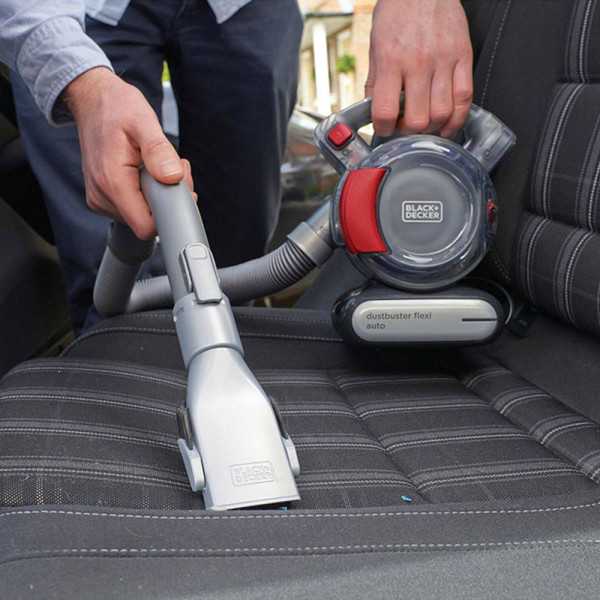Aspirador de Coche Flexi 12 V con Accesorios, Cable 5 m BLACK+DECKER